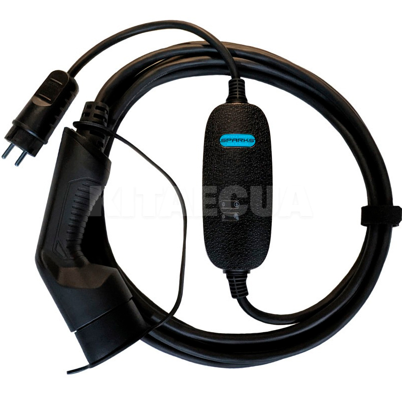 Зарядка для электромобиля GB/T AC 3.7 кВт 16А 1-фаза Portable Charger SPARKS (PC16TG)