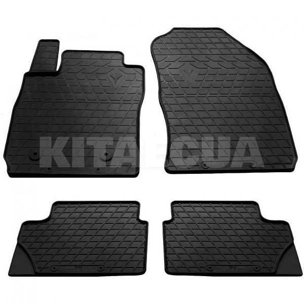 Резиновые коврики в салон Ford Fiesta (Mk7) (USA) (2010-2017) FC2 клипсы Stingray (1007334)