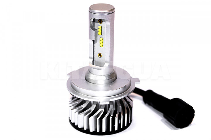 Светодиодная лампа 9V/32V 50W H4 +70% F2 с вентиляторами (Philips technology) (компл.) AllLight (00-00007848)