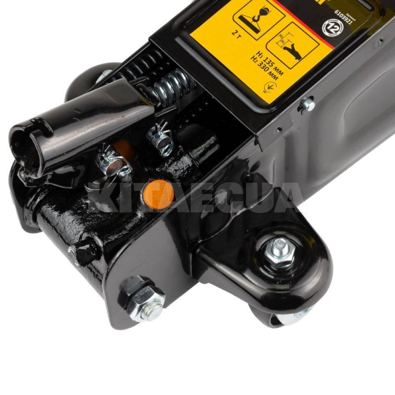 Домкрат гидравлический подкатной до 2т (135-330мм) в кейсе SIGMA (6103921) - 3