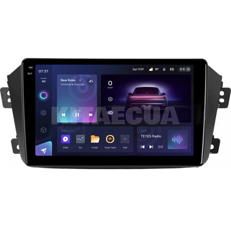 Штатна магнітола CC3 2k 4+32Gb 9" Geely Emgrand X7 1 EX7 2011-2019 Teyes (36208)