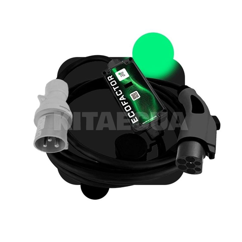 Зарядка для электромобиля GB/T AC 7.4 кВт 32А 1-фаза Mobile-7 EFС ECOFACTOR (AC-32GBM blue)