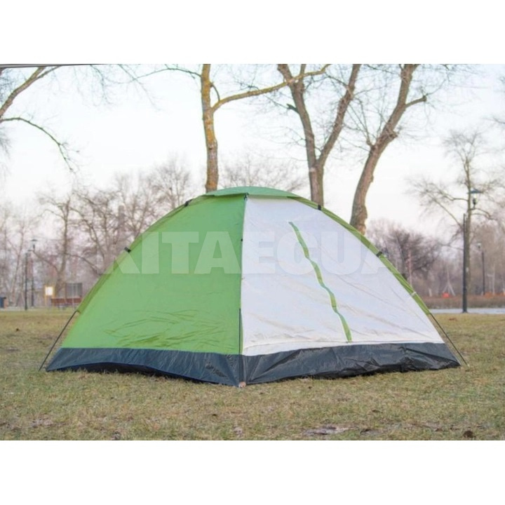 Палатка туристическая 205x150x105 см 2-местная зеленая Forest-2 Time Eco (4820211101268) - 6