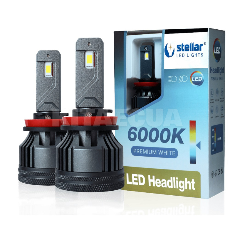 LED лампа для авто M65 PRO H4 65W 6000K STELLAR (6253)