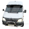 Кенгурятник Mercedes Sprinter 1995-2006 нержавеющая сталь с усами CAN (dug89054)