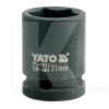 Головка торцева ударна 6-гранна 21мм 1/2" 39мм YATO (YT-1011)