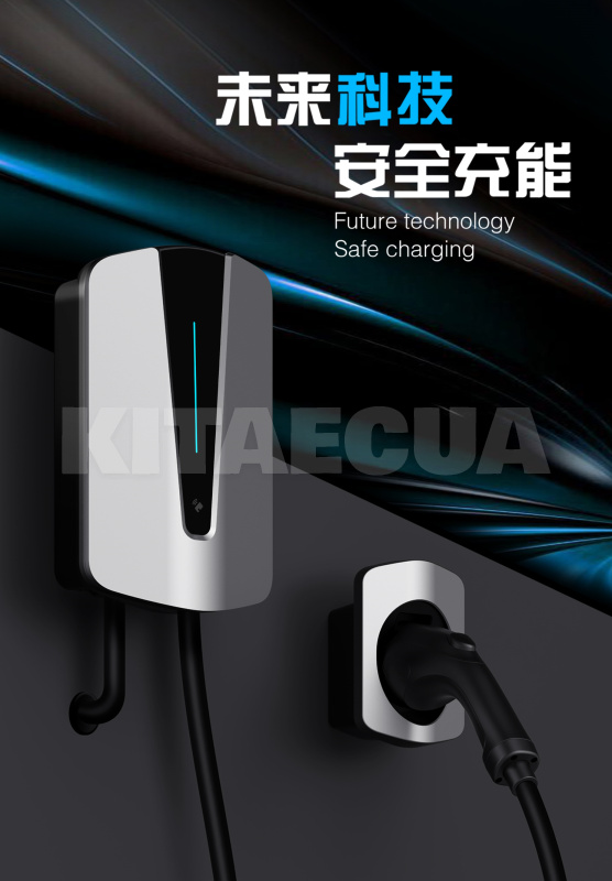 Зарядка для електромобіля GB/T AC 7.4 кВт 32A 1-фаза Wall Station Q8 REDAUTO (R8-7-GBT) - 7