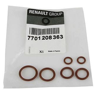 Прокладки уплотнительные кондиционера Renault Clio 3 (комплект 6шт) RENAULT