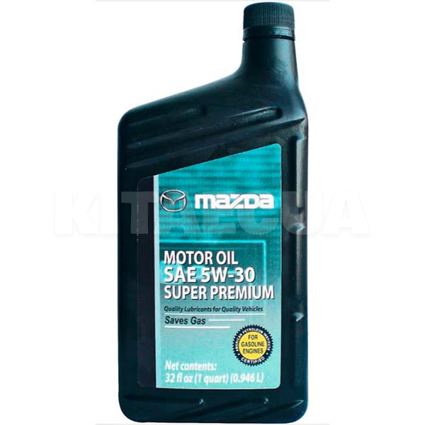 Масло моторное синтетическое 0.95л 5W-30 Super Premium MAZDA (000077-5W30QT-MAZDA)