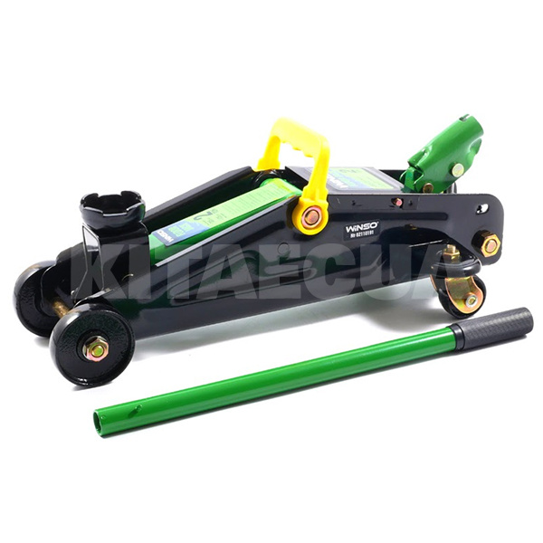 Домкрат гідравлічний підкатний до 2т (125мм-305мм) пластиковий кейс Winso (171660)