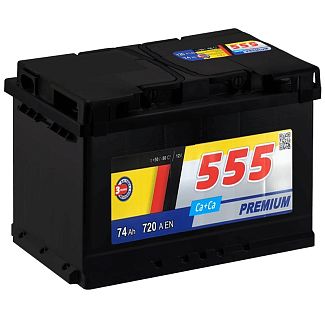 Акумулятор автомобільний 75Ач 720А 555