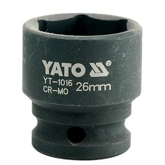 Головка торцева ударна 6-гранна 26 мм 1/2" 43 мм YATO