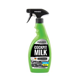 Полироль-молочко для пластика "кокос" 500мл Cockpit Milk Coconut Winso