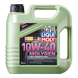 Масло моторне напівсинтетичне 4л 10W-40 Molygen New Generation LIQUI MOLY
