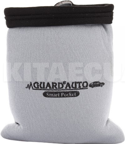 Утримувач автомобільний мішечок на кліпсі сірий GUARD (20174)