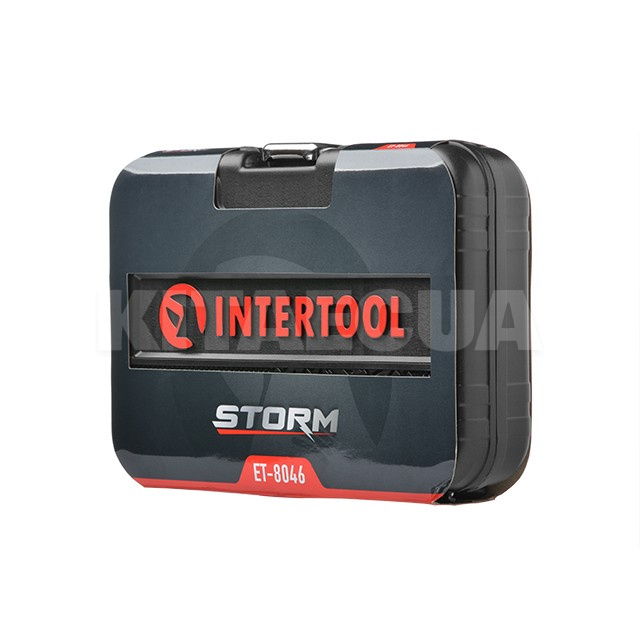 Набір інструментів 1/4" 46 предметів CR-V Storm Intertool (ET-8046) - 3