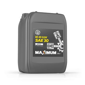 Масло моторное синтетическое 20л М-10G2К SAE 30 CС MAXIMUM