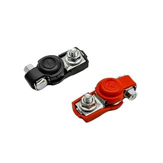 Клеммы аккумуляторные луженая латунь, изоляция из резины (комплект) EL 100 553 ELEGANT