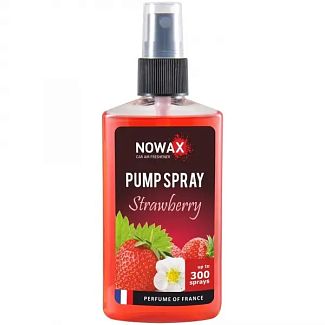 Ароматизатор "полуниця" 75мл Pump Spray Strawberry NOWAX