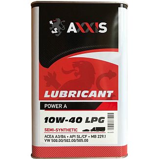 Масло моторне Напівсинтетичне 10л 10W-40 Power A AXXIS