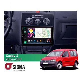 Штатна магнітола PRO 10464 4+64 Gb 10 Volkswagen Caddy 2K 3 2004-2010 SIGMA4car