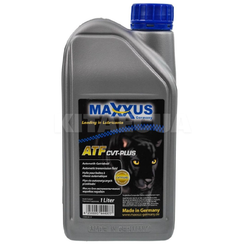 Масло трансмиссионное синтетическое 1л ATF CVT-PLUS Maxxus (ATF-CVT-001)