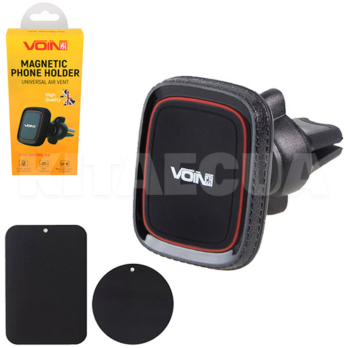 Держатель автомобильный магнит VOIN (UHV-5003BK/RD)