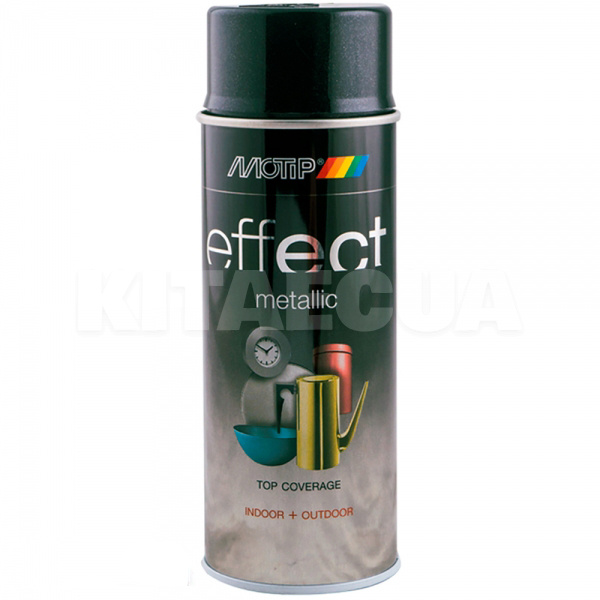 Фарба чорна 400мл з ефектом металік Deco Effect MOTIP (302510-Motip)