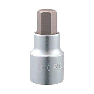 Головка торцевая с 6-гранной насадкой 22 мм 3/4" 80 мм FORCE