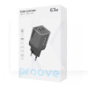 Зарядное устройство 67W 2Type-C Pure GaN Max черное PROOVE (600700001)