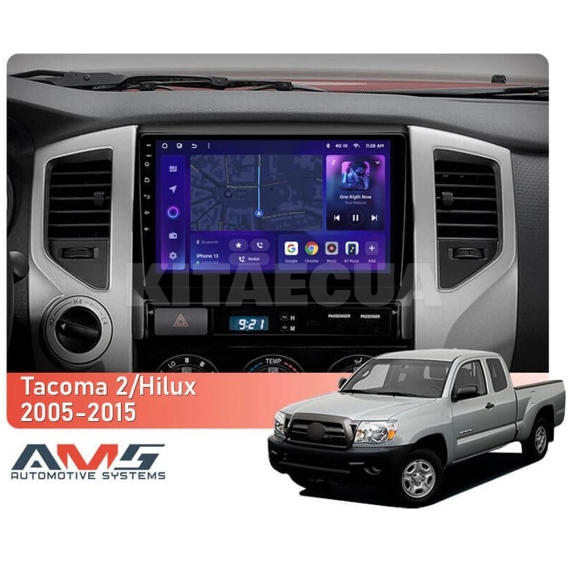 Штатна магнітола MOSS M3 4+32 ГБ 9" Toyota Hilux 2005-2015 (L1) AMS (50737) - 2