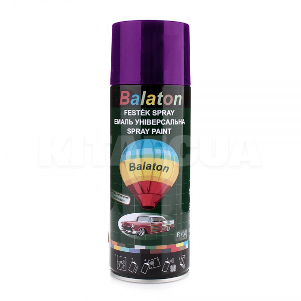 Краска универсальная глянцевая 400мл светло-фиолетовая BALATON (RAL4005)