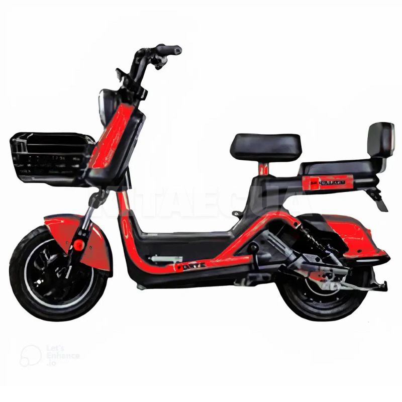 Велоскутер аккумуляторный RITM 60 км 500 Вт красный + аккумулятор 60В 20Ач FORTE (145085)