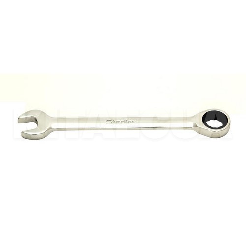 Ключ рожково-накидний 22 мм кут 15° з тріскачкою STARLINE (S NR GW22) - 2
