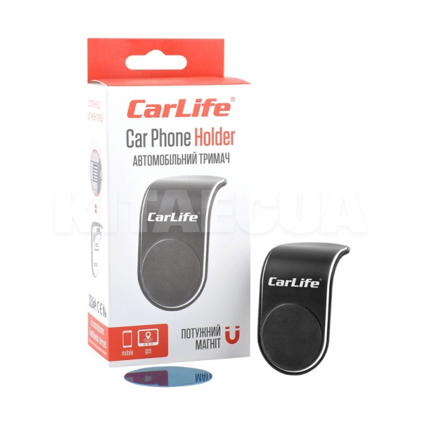 Держатель телефона автомобильный магнитный на дефлектор CARLIFE (PH608)