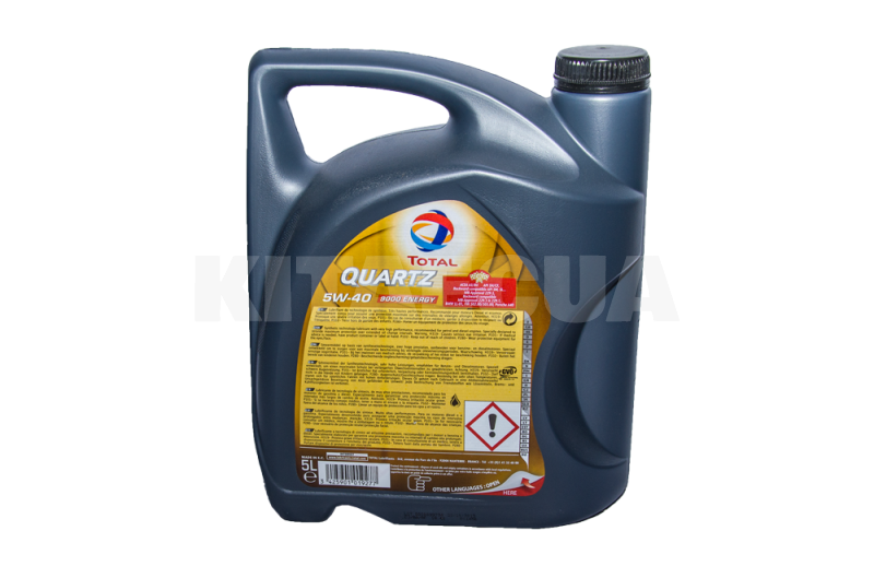 Масло моторное синтетическое 5л 5W-40 Quartz 9000 TOTAL (148650-TOTAL) - 4
