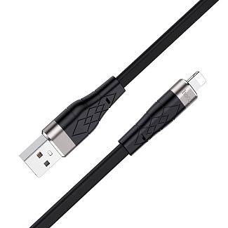 Кабель USB Lightning 2.4A X53 1м чорний HOCO