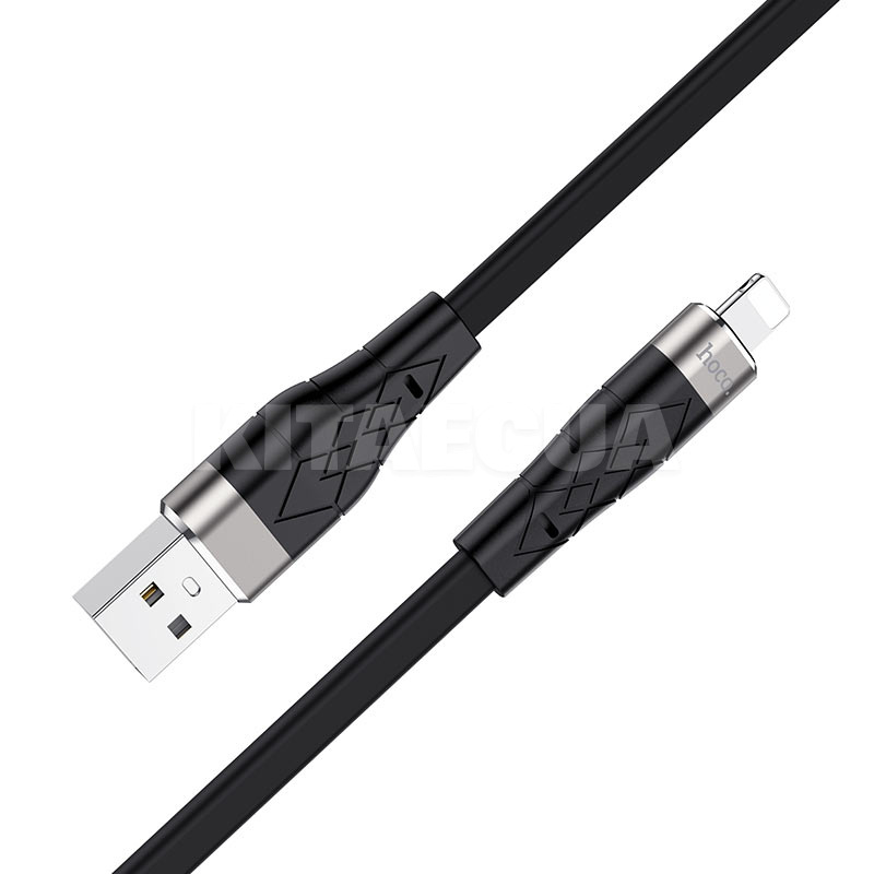 Кабель USB - Lightning 2.4A X53 1м черный HOCO (6931474738059)