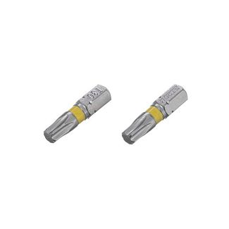 Комплект бит Torx T30 1/4" 25мм S2 2шт. Intertool