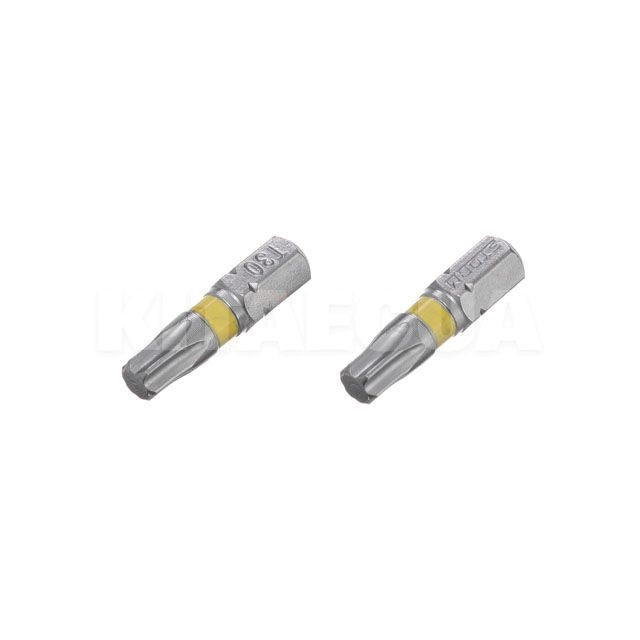 Комплект бит Torx T30 1/4" 25мм S2 2шт. Intertool (VT-0226)