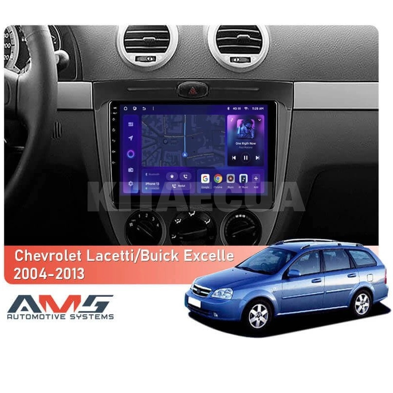 Штатна магнітола MOSS M3 4+32 ГБ 9" Buick Excelle Hrv 2004-2013 (F2) AMS (49824) - 2