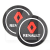 Коврики антискользящие в подстаканник 7 см Renault (2шт.) (4425)