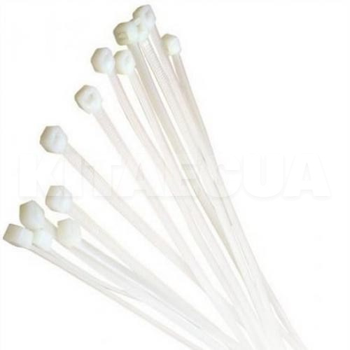 Стяжки белые нейлоновые 8 х 300 мм 100 шт. VARG (118151)