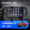 Штатная магнитола X1 2+32Gb 10" Jeep Compass 2 MP 2016-2018 Teyes (26823)