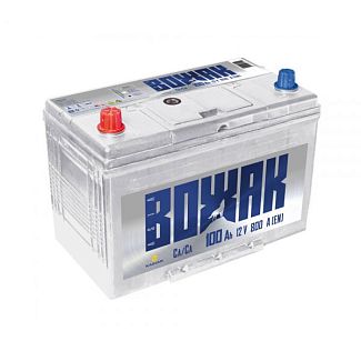 Акумулятор автомобільний 100Ач 800А "+" зліва ВОЖАК