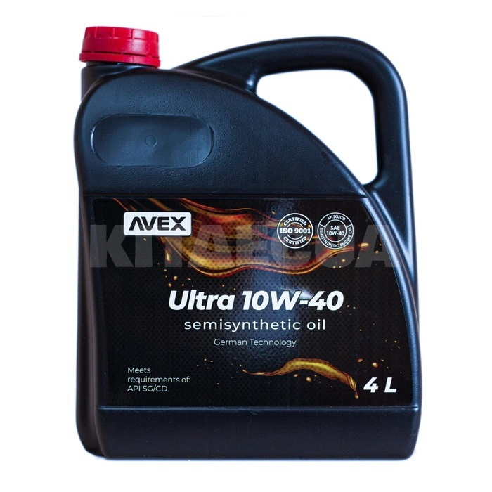 Олія моторна ULTRA 4л 10W-40 напівсинтетичне AVEX (64071)