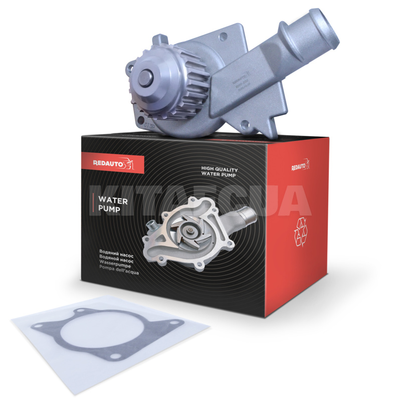 Насос водяной (помпа) 1.5L RWP-550 REDAUTO на Chery ARRIZO 3 (477F-1307010)
