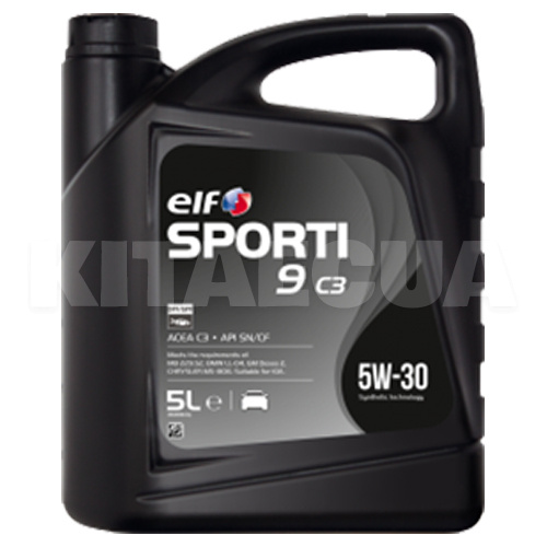 Масло моторное синтетическое 5л 5W-30 Sporti 9 C3 ELF (208417)