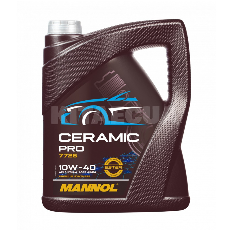 Масло моторное синтетическое 5л 10W-40 CeramicPro Mannol (MN7726-5)