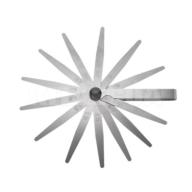 Комплект щупов для измерения зазоров (0.05-1.0мм) 13 предметов Intertool (AT-0001)